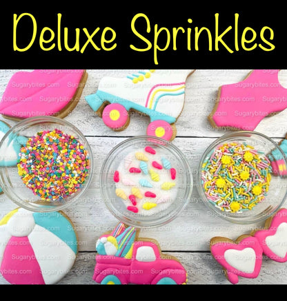 Pink Cookie Decorating Kit, Doll DIY Sugar Cookie Decorating Kit, **INCLUDES 24 ITEMS**, (Large Cookies)!