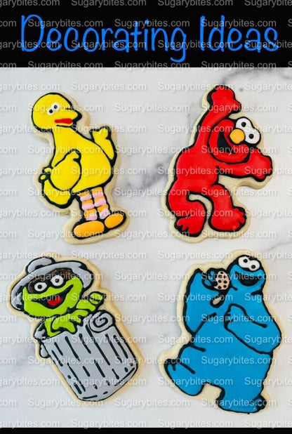 Cookie Decorating Kit, *INCLUDES 27 ITEMS* (Large Cookies) …… with 5 Icing bags and 3 Deluxe Sprinkles!… Plus 2 Bonus Cookies!