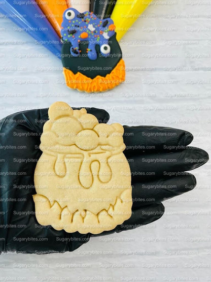 Halloween Cookie Decorating Kit, DIY Cookie Kit, (Large Cookies) ***INCLUDES 24 ITEMS*** With 4 Icing Bags & 3 Deluxe Sprinkle!
