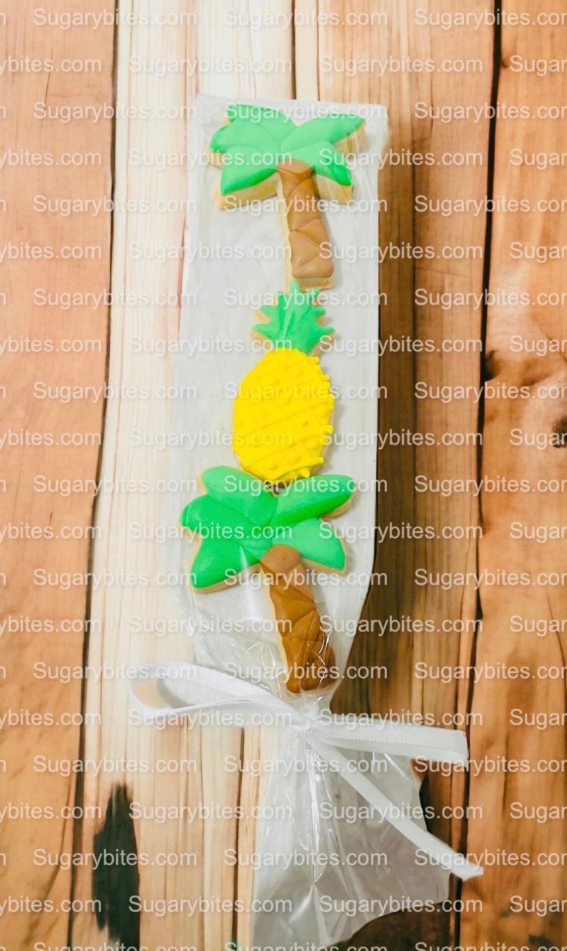 Pineapple Decorated Cookies, Iced Cookies, Palm Royal iced Sugar Cookies … ****5 Assorted Star Sugar Cookie Bags****