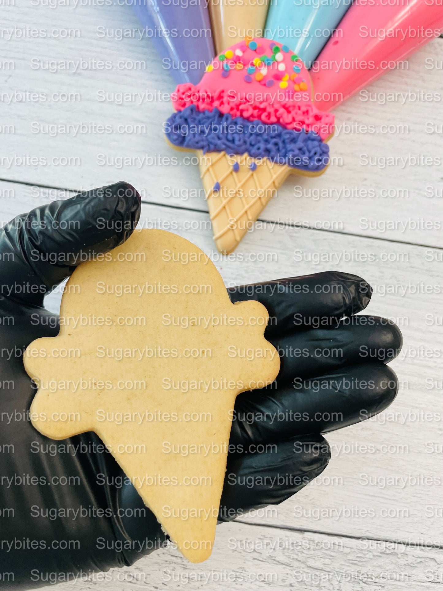 Ice Cream Cookie Decorating Kit, Sweet Treat DIY Cookie Decorating Kit, Zoom Party Favors, **INCLUDES 24 ITEMS**