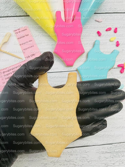 Pink Cookie Decorating Kit, Doll DIY Sugar Cookie Decorating Kit, **INCLUDES 24 ITEMS**, (Large Cookies)!