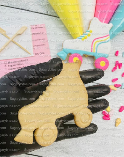 Pink Cookie Decorating Kit, Doll DIY Sugar Cookie Decorating Kit, **INCLUDES 24 ITEMS**, (Large Cookies)!