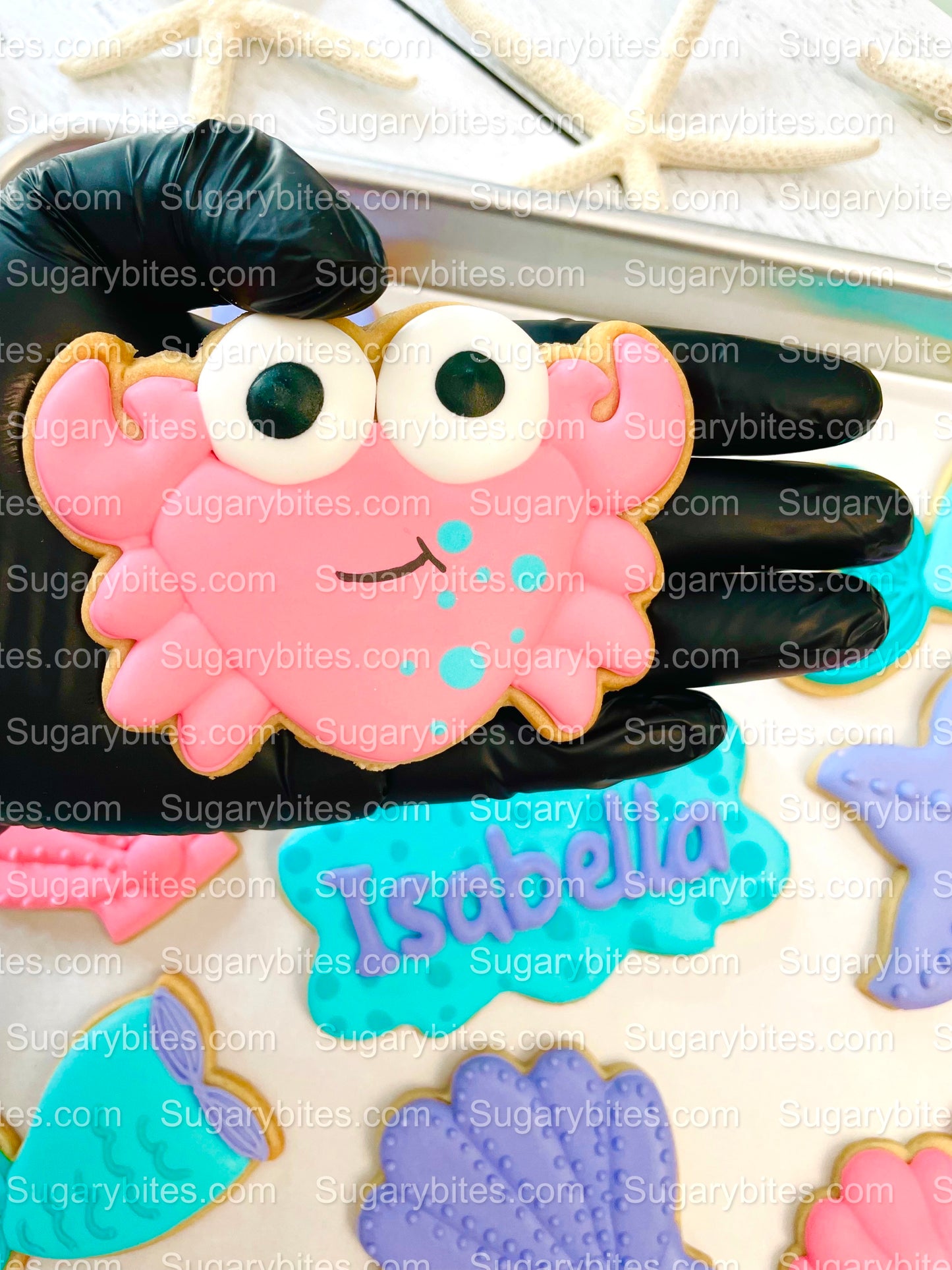 Mermaid Cookies, Mermaid Party, (Large Cookies), includes 12 decorated cookies!