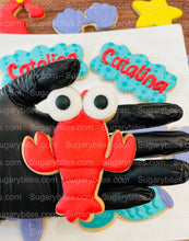 Load image into Gallery viewer, Under the Sea Decorated Cookies, Party, (Large Cookies), includes 12 decorated cookies!
