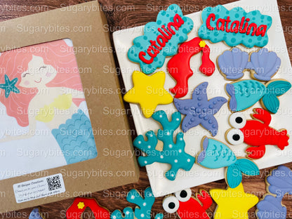 Under the Sea Decorated Cookies, Party, (Large Cookies), includes 12 decorated cookies!
