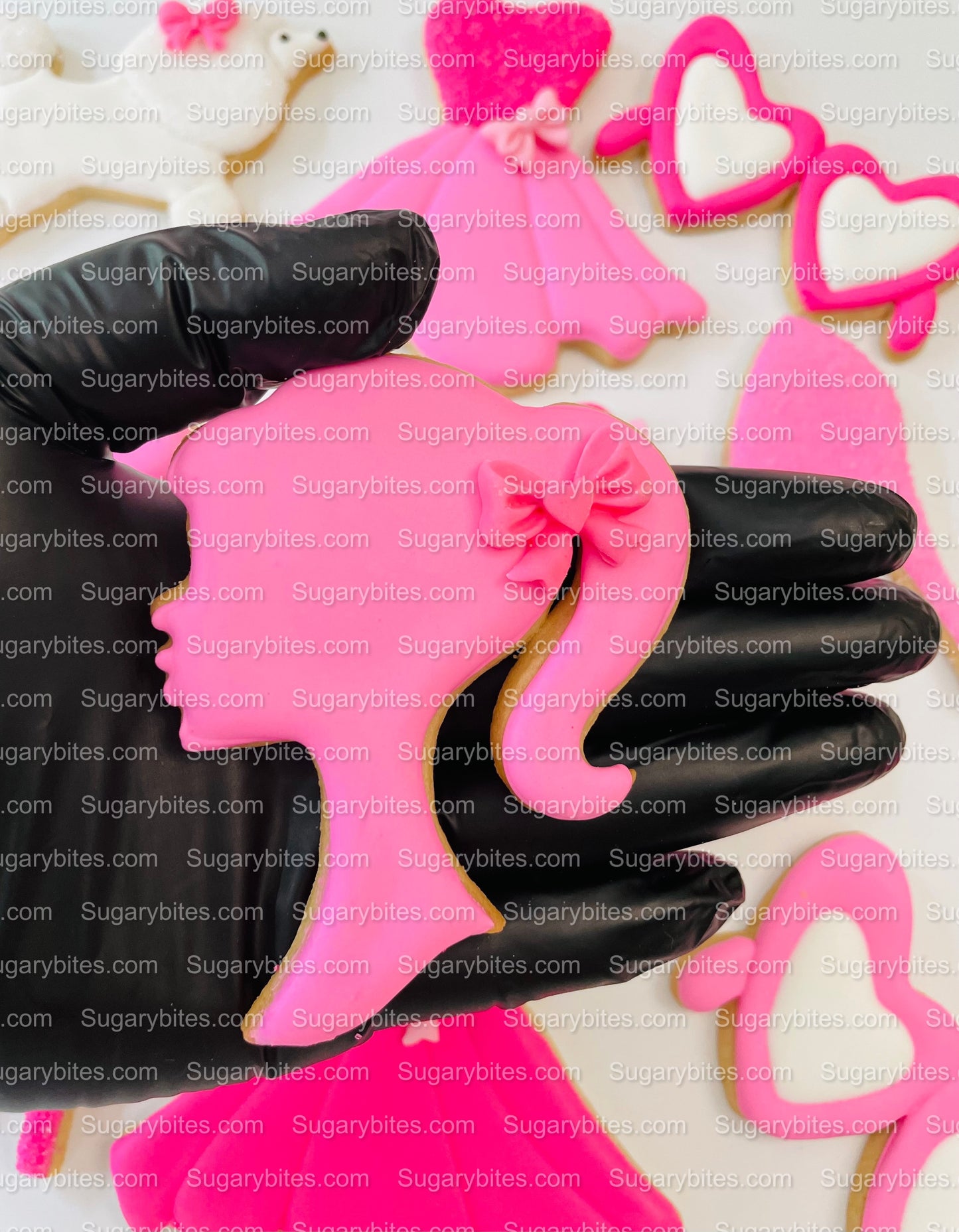 Pink Cookies, Party Favors, (Large Decorated Cookies), includes 14 decorated cookies!