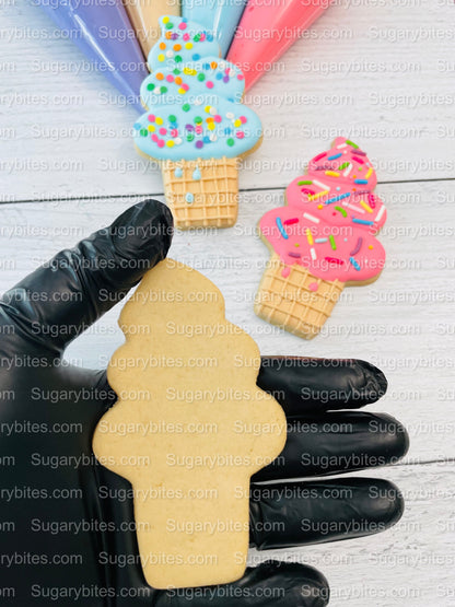 Ice Cream Cookie Decorating Kit, Sweet Treat DIY Cookie Decorating Kit, Zoom Party Favors, **INCLUDES 24 ITEMS**