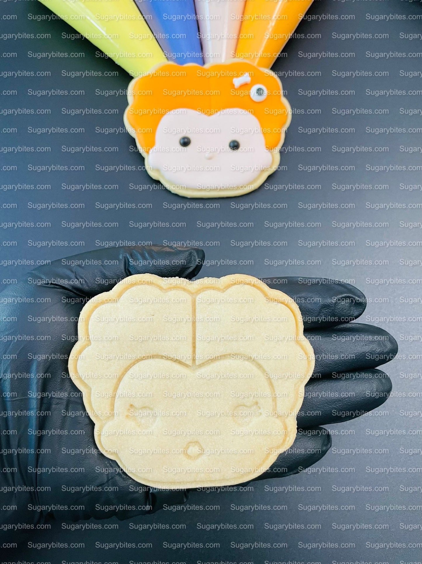 Halloween Cookie Decorating Kit, DIY Cookie Kit, (Large Cookies) ***INCLUDES 24 ITEMS*** With 4 Icing Bags & 3 Deluxe Sprinkle!