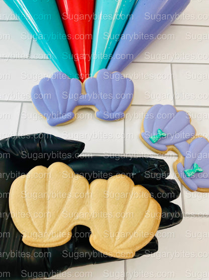 Under the Sea Cookie Decorating Kit, *INCLUDES 25 ITEMS* (Large Cookies) …… with 4 ICING bags and 4 Deluxe Sprinkles!