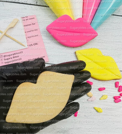 Pink Cookie Decorating Kit, Doll DIY Sugar Cookie Decorating Kit, **INCLUDES 24 ITEMS**, (Large Cookies)!