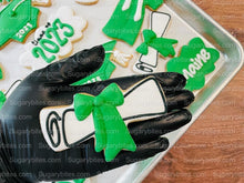 Load image into Gallery viewer, Graduation Cookies, Graduation Party, (Large Cookies), includes 12 decorated cookies!!

