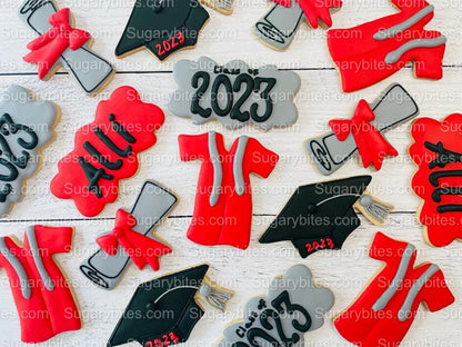 Graduation Cookies, Graduation Party, (Large Cookies), includes 12 decorated cookies!