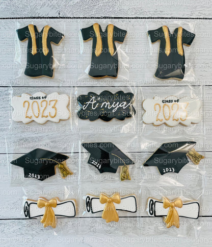 Graduation Cookies, Graduation Party, (Large Cookies), includes 12 decorated cookies!