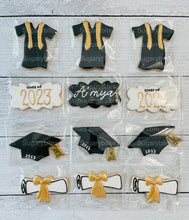 Load image into Gallery viewer, Graduation Cookies, Graduation Party, (Large Cookies), includes 12 decorated cookies!
