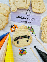 Load image into Gallery viewer, Halloween Cookie Decorating Kit, DIY Cookie Kit, (Large Cookies) ***INCLUDES 24 ITEMS*** With 4 Icing Bags &amp; 3 Deluxe Sprinkle!
