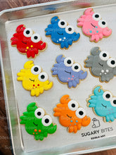 Load image into Gallery viewer, Crab Cookies, Crabby cookies, (Large Cookies), includes 12 decorated cookies!!
