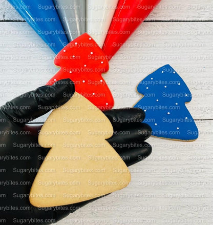 Winter Cookie Decorating Kit, Winter DIY Cookie Kit, (Large Cookies) ***INCLUDES 24 ITEMS*** With 4 Icing Bags & 3 Deluxe Sprinkle!