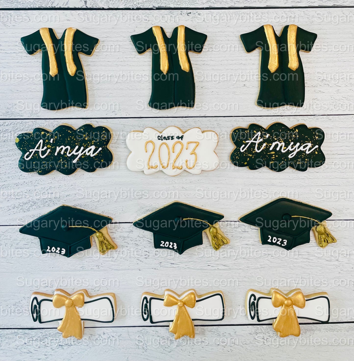 Graduation Cookies, Graduation Party, (Large Cookies), includes 12 decorated cookies!