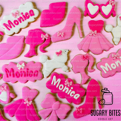 Pink Cookies, Party Favors, (Large Decorated Cookies), includes 14 decorated cookies!