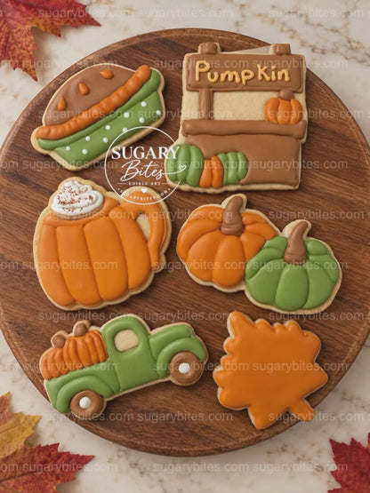 Fall Cookie Decorating Kit, Thanksgiving Cookie Kit, Pumpkin Cookie Kit, Autumn Baking Activity, DIY Family Party, Kids Holiday Gift